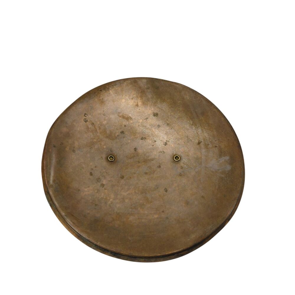 Vintage Copper Pot Brass Handle 3 Sauce Pan Lid - Picture 9 of 11
